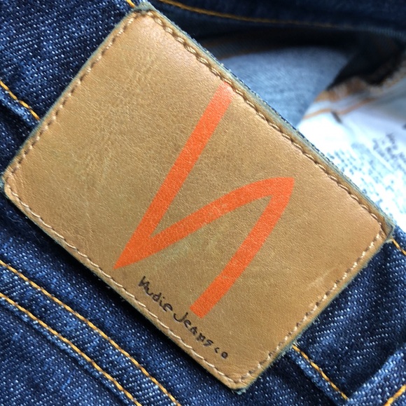 MADE IN ITALY 🇮🇹 NUDIE TIGHT LONG JOHN SKINNY JEANS 28x34 🇮🇹 - Picture 4 of 13